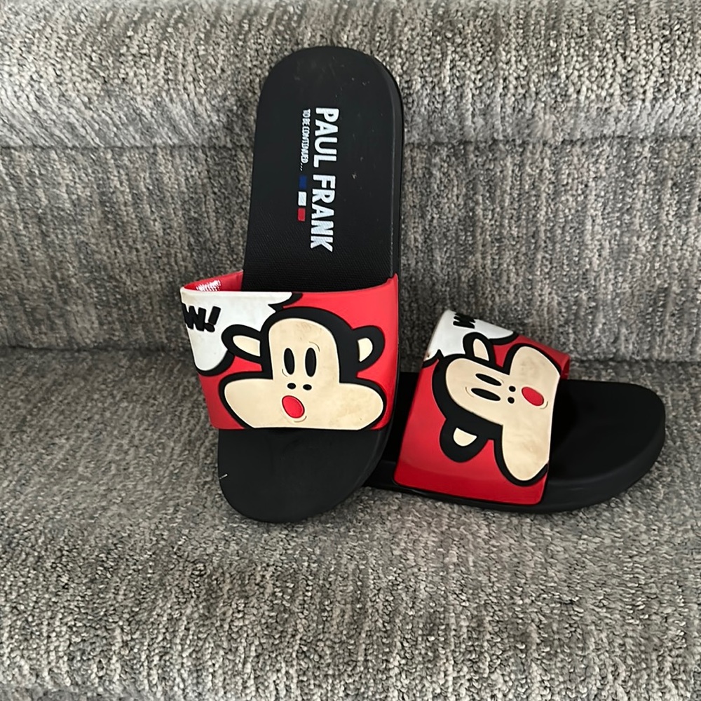 Paul Frank sliders shoes size 6 or 37